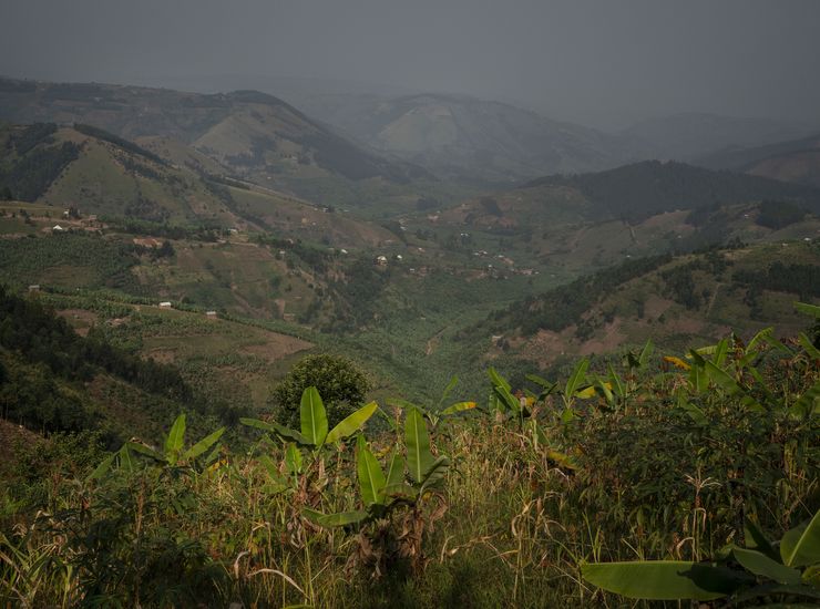 Distrikt Rwampara von oben