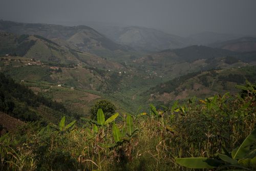 Distrikt Rwampara von oben