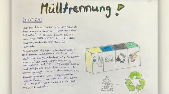 Petition für Mülltrennung