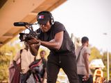 Filmaufnahmen in Accra für einen neuen Filme des „All on Board“ Projektes. “This Ability“ zeigt, wie schwierig es für Menschen mit Behinderungen in Ghana ist, an der Gesellschaft teilzuhaben.