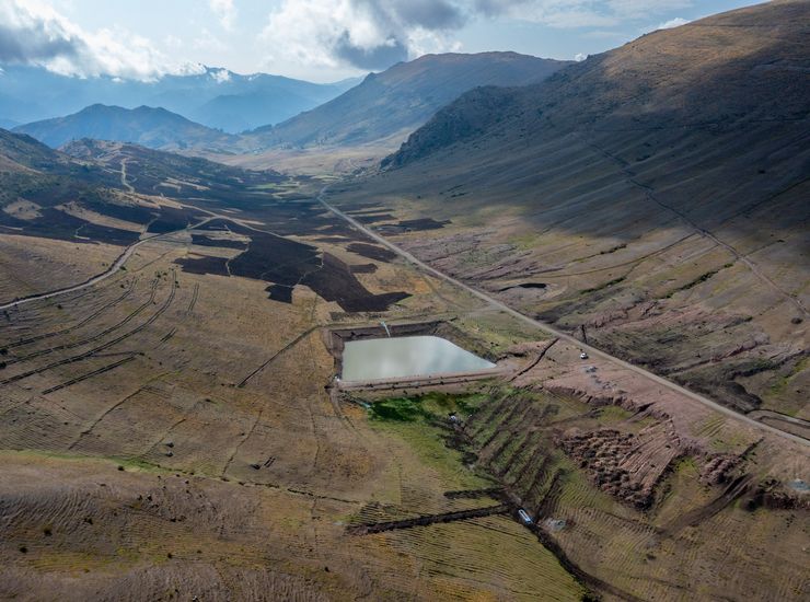 Wasserreservoir in Peru