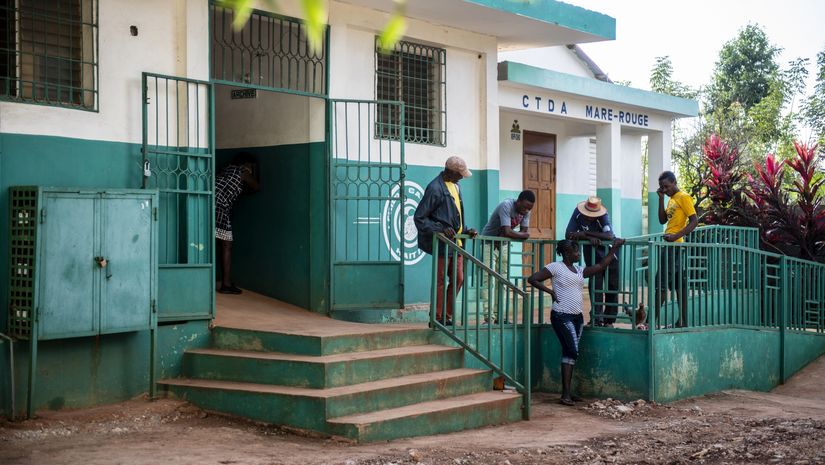 Gesundheitszentrum in Mare Rouge, Haiti