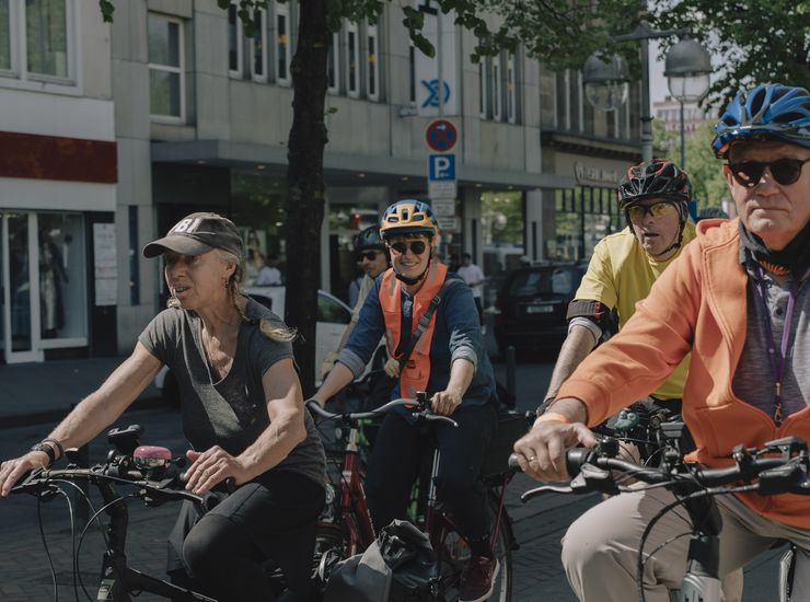 Mit dem Rad zum Kirchentag. 