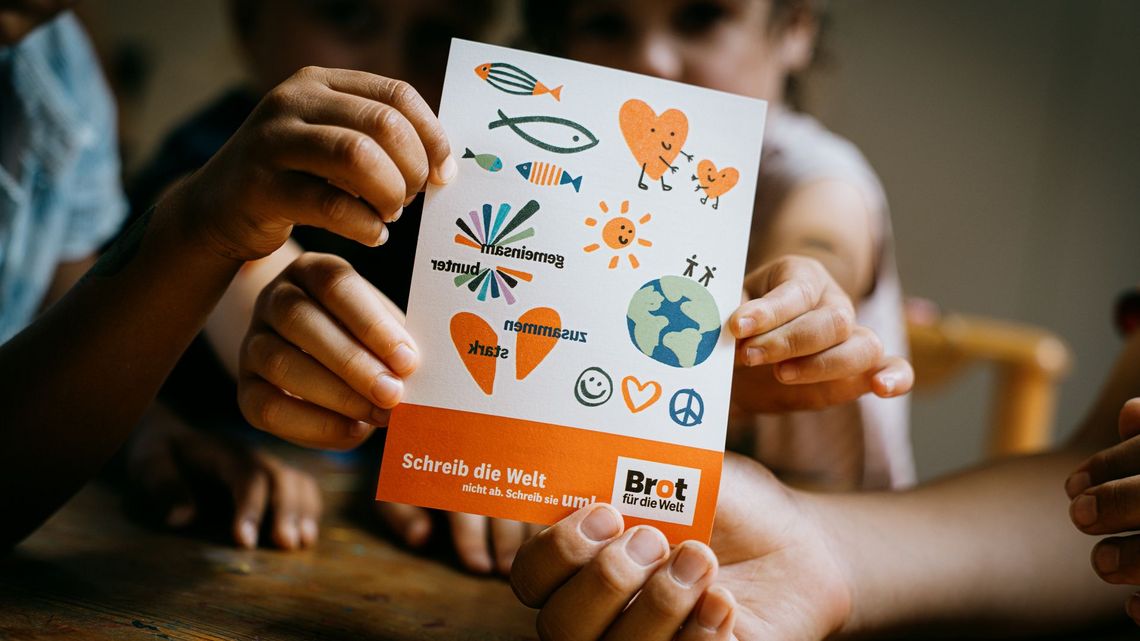 Brot für die Welt Klebe-Tattoos für Kinder und Familien 