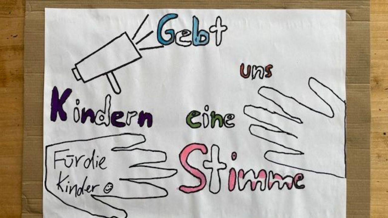 Gebt uns Kindern eine Stimme