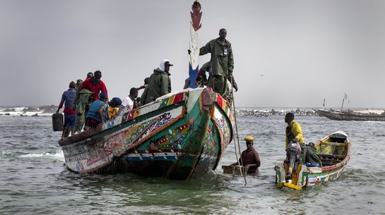 Handwerkliche Fischerei in Westafrika
