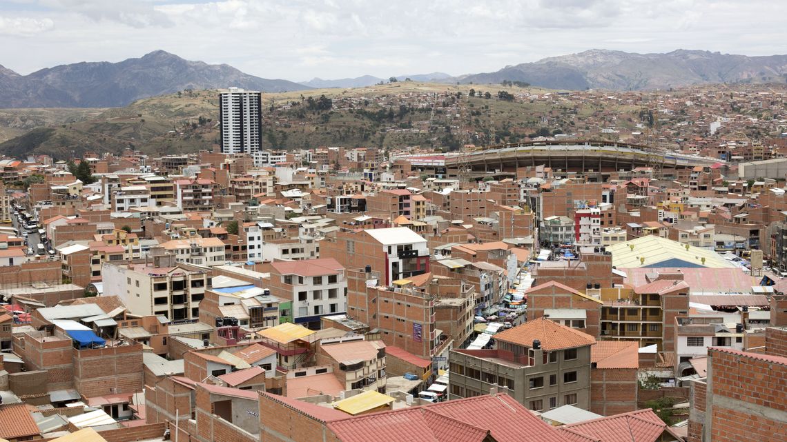 Blick auf Boliviens Hauptstadt Sucre