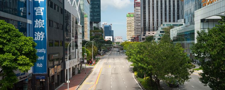 Ausgeh-Verbot in Singapur, auch für Straßenhändler und Tagelöhner