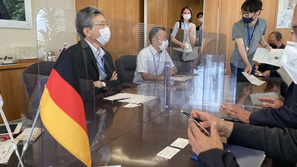 Treffen deutsche Delegation Japan