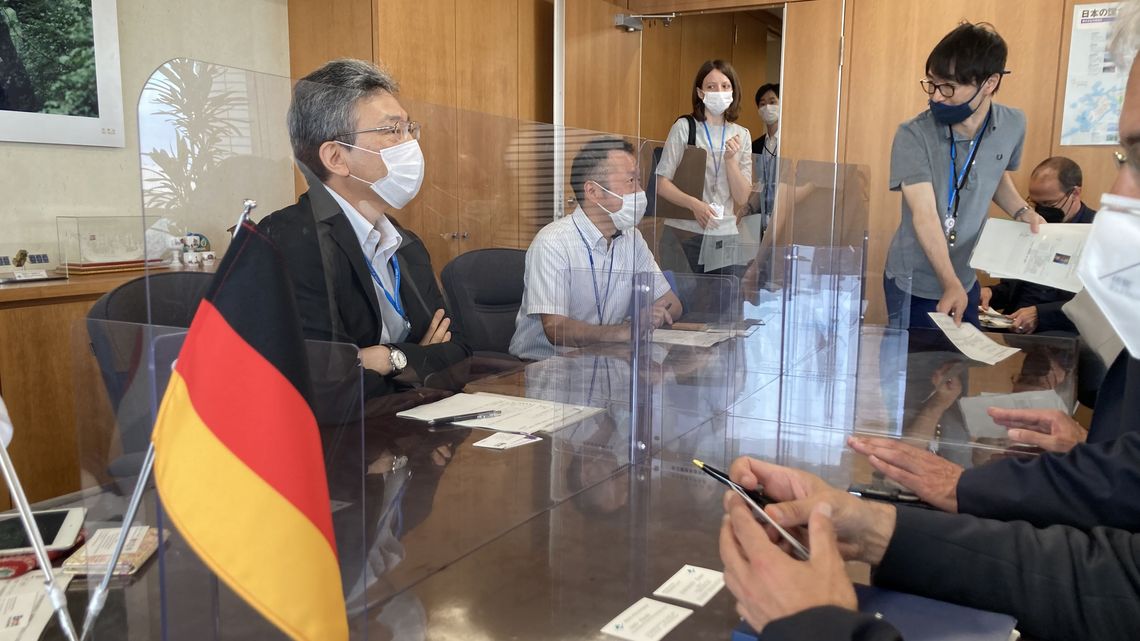 Treffen deutsche Delegation Japan