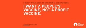 Ich will eine Impfung für Menschen und nicht für Profite