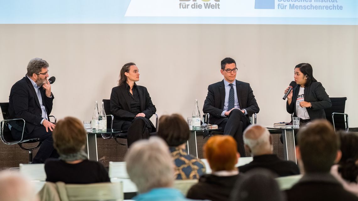 V.l.n.r.: Michael Windfuhr, Astrud Beringer, Stefan Stähle, Dyan Gumanao 