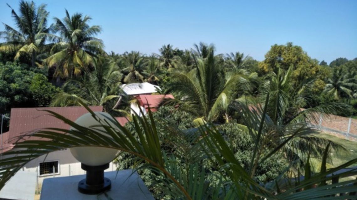 Der wunderschöne Blick vom Balkon aus.