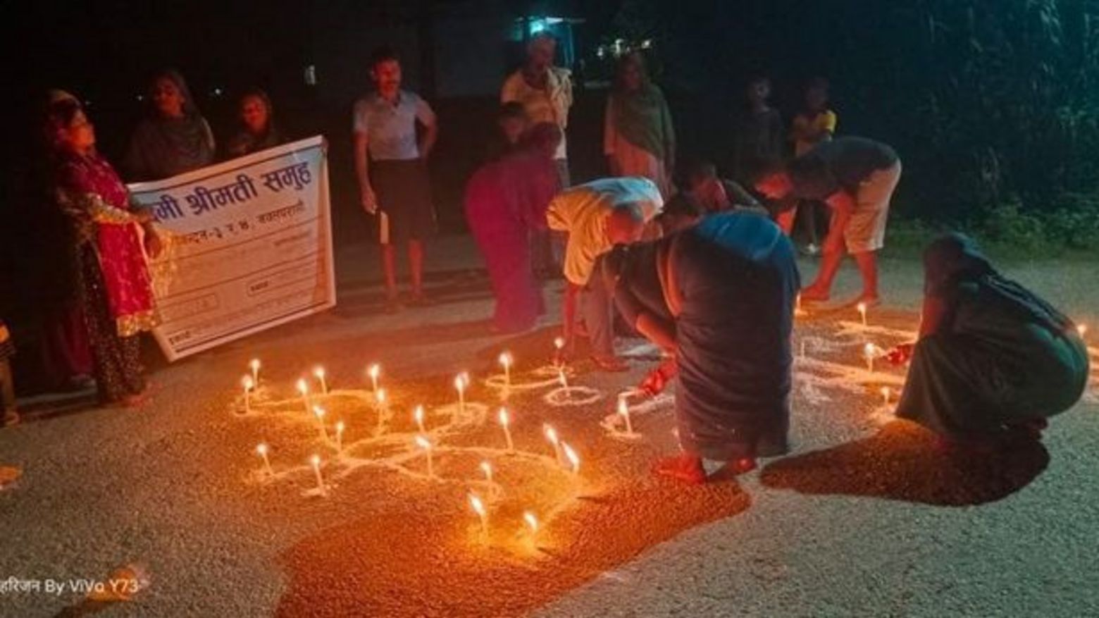 Mahnwache in Nepal Inter-religiöse und inter-generationelle Mahnwache für sozialen Zusammenhalt in Nepal in Palhinandan RM, Lumbini Provinz, am Internationalen Friedenstag, 21.9.2025