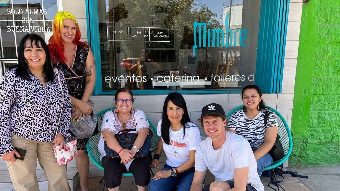 Mit DHIA und Katrhin Zeiske (2. v. l.) in Juárez