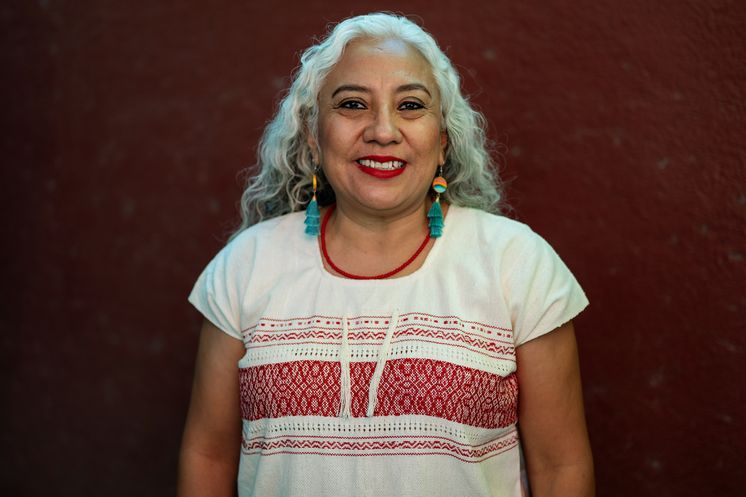 Oaxaca, Mexiko, 24.11.2025: Portrait Yésica Sànchez Maya, Menschenrechtsanwältin und Leitung Consorcio. Partnerorganisation: Consorcio