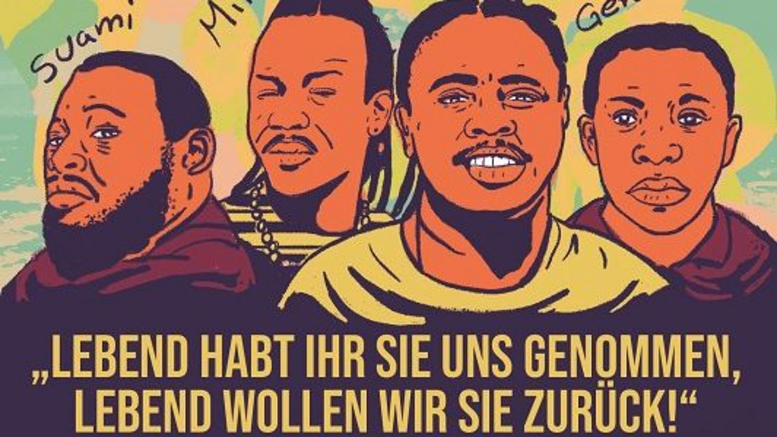 Snaider, Suami, Milton und Gerardo kämpften für die Landrechte der afro-indigenen Garífuna in Honduras. Am 18. Juli 2020 wurden sie aus ihren Häusern verschleppt.