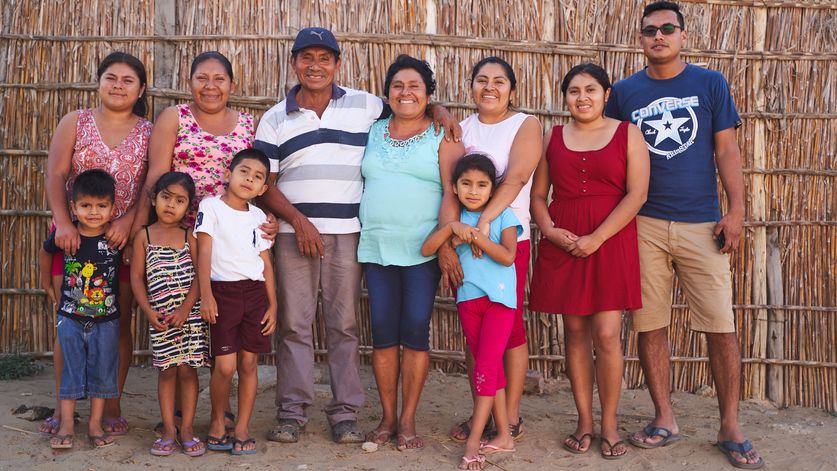 Familie in Peru
