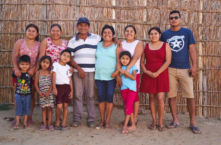 Familie in Peru