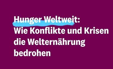  Thumbnail der Online-Veranstaltung "Hunger Weltweit"