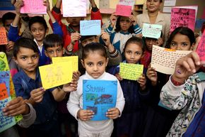 Kinder in Indien.