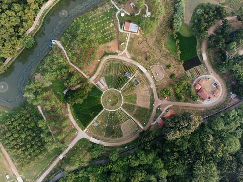 Bangladesch: Luftaufnahme Klimazentrum Bangladesch: Luftaufnahme Klimazentrum