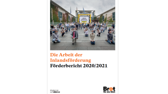 Titelblatt des Förderberichts 2020/2021