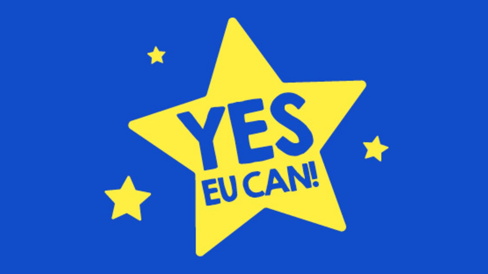 Kampagnenlogo #yesEUcan