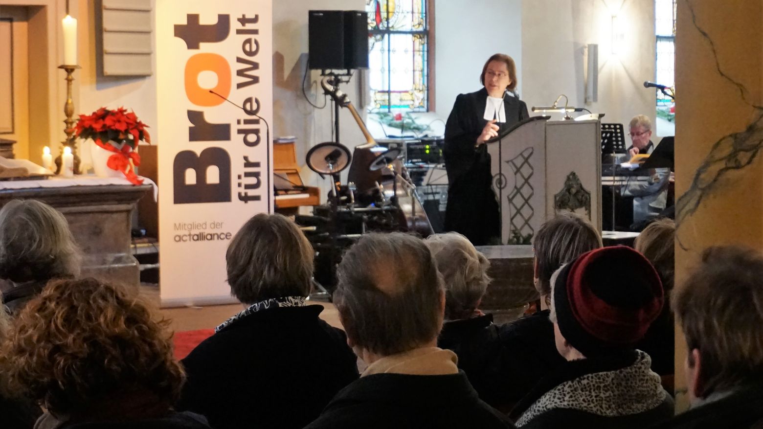 Die Stellv. Kirchenpräsidentin Ulrike Scherf hielt die Predigt beim Eröffnungsgottesdienst 