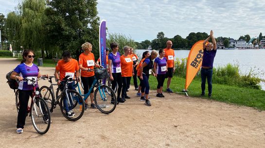 Start Spendenlauf Brot für die Welt