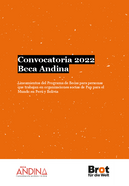 Convocatoria 2022 de Beca Andina