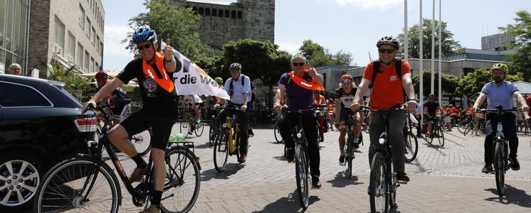 Fahrradtour Kirchentag 2019