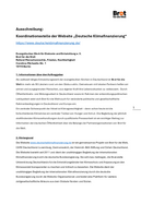 Informationen zur Ausschreibung