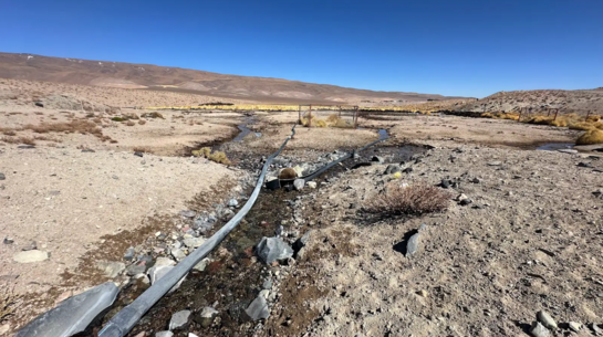 Ausgetrockneter Fluss Trapiche, Catamarca, Argentinien