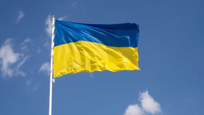 Flagge fer Ukraine