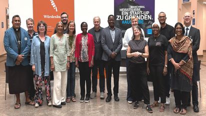 Gruppenfoto der Mitglieder der Global Reference Group und Brot für die Welt-Vorstand