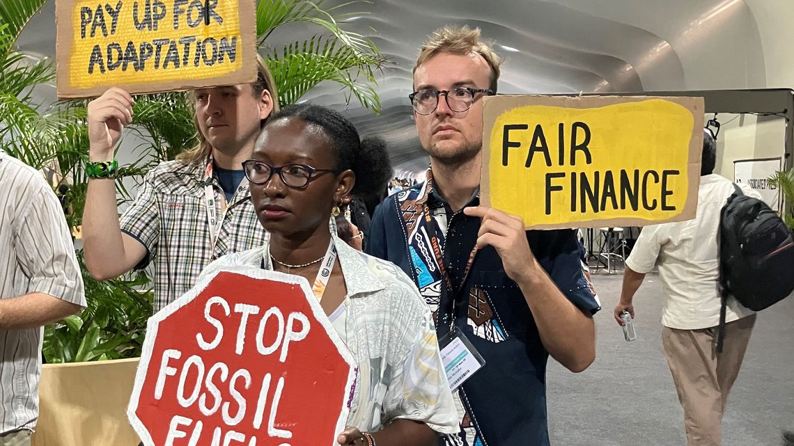 Zivilgesellschaftlicher Protest bei der COP30