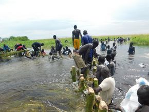 Überflutung in Südsudan 2019