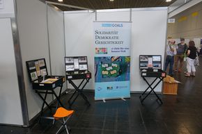Die SDG-Ausstellung beschäftigt sich mit den 17 Zielen für Nachhaltige Entwicklung