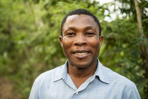 Gasmy Zamor, Exekutivdirektor der Organisation Child Care Haiti, Mare Rouge, Nord-West-Haiti