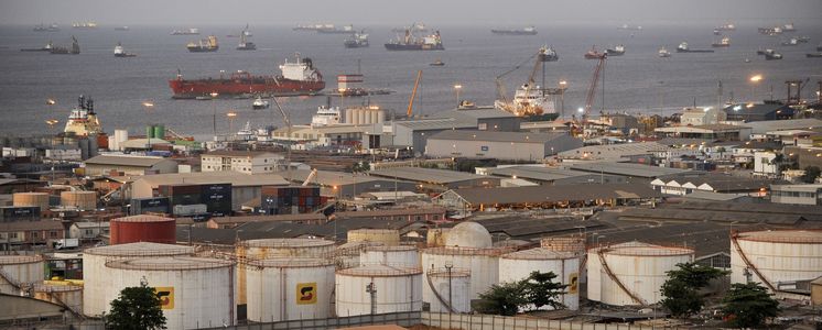 Hafen von Luanda, Angola