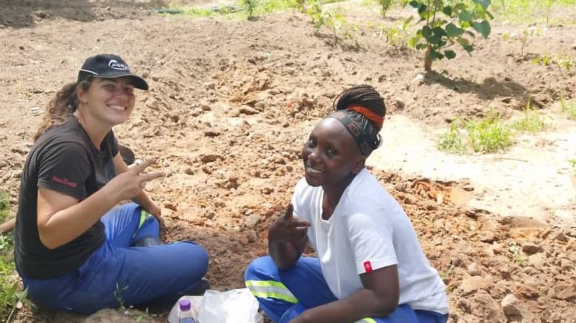 Eine Pause bei der Arbeit