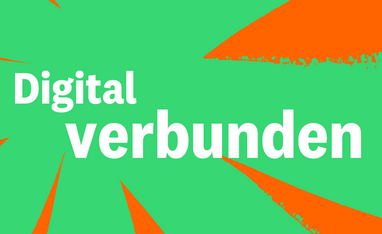 Logo zur Online-Veranstaltungsreihe "Digital verbunden"