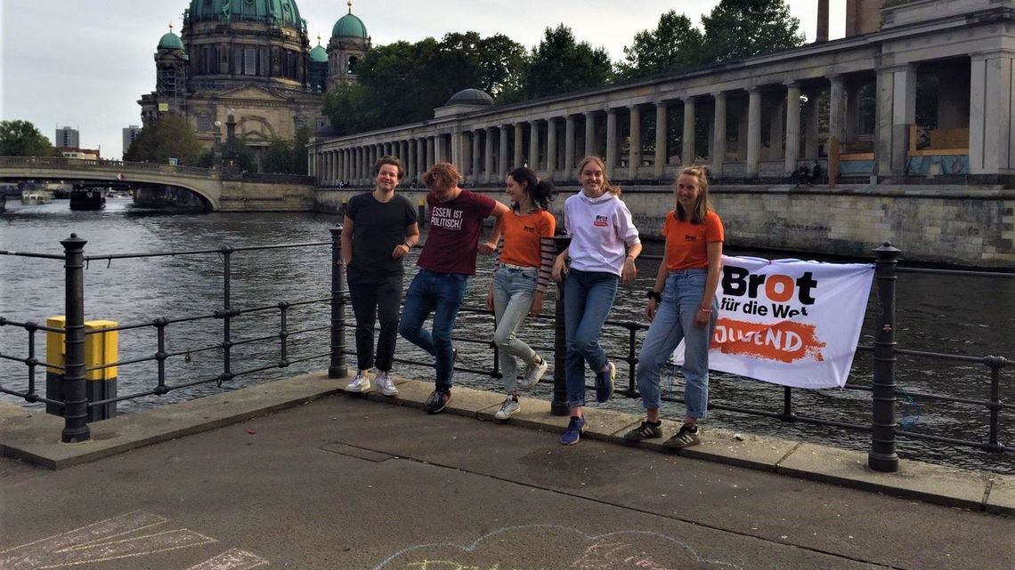 Kreideaktion in Berlin