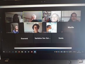 Ansicht Zoom Videokonferenz