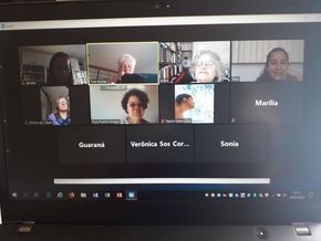 Ansicht Zoom Videokonferenz