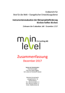 Zusammenfassung Evaluation Kirchen helfen Kirchen