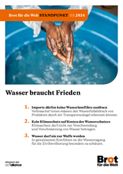 Standpunkt: Wasser braucht Frieden