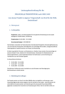 Leistungsbeschreibung / Terms of Reference für Wirtschaftsprüfung