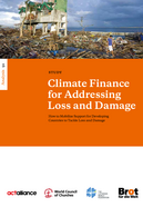 Climate Finance for Adressing Loss and Damage